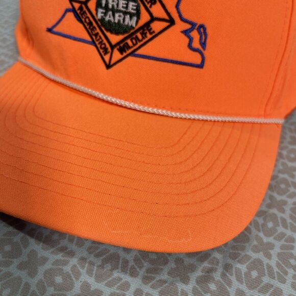 Hat Wood Water Recreation Wildlife Tree Farm‎ Adjustable Orange Hat Virginia - Picture 5 of 16
